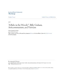 Billy Graham, Anticommunism, and Vietnam