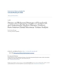 Dietary and Behavioral Strategies Of