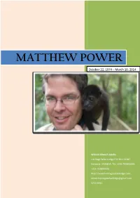 Matthew Power