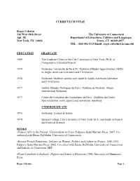 Roger Celestin 346 West 48Th Street the University of Connecticut Apt