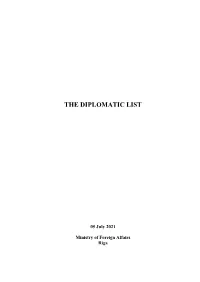 The Diplomatic List