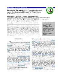 Deciphering Thysanoptera: a Comprehensive Study on the Distribution and Diversity of Thrips Fauna in Pakistan