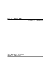 GNU Libredwg for Version 0.12.4, 30 December 2020