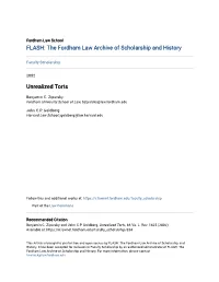 Unrealized Torts