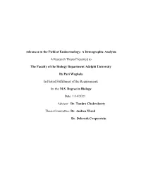 Advances in the Field of Endocrinology: a Demographic Analysis
