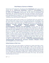 Brief History of Jainism in Madurai Salient Features of the Caves