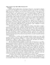 Strawberry Crop Vulnerability Statement