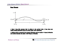 Beam Element