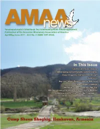 Camp Sheen Shoghig, Hankavan, Armenia Editorial Message Called to Go and Do Likewise