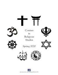 Courses in Religious Studies