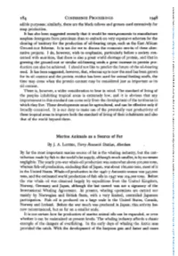 Marine Animals As a Source of Fat by J