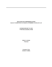 Select Committee on Judicial Interpretation Of