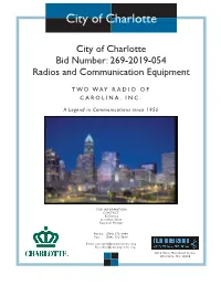 Two Way Radio Proposal