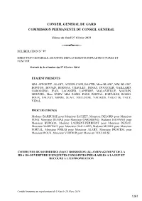5 Cssion Infrasctructures Délib N° 88 À 116