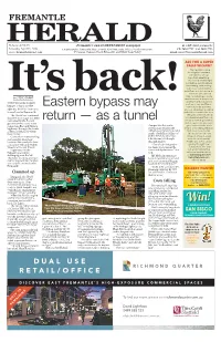 Eastern Bypass May Return — As a Tunnel