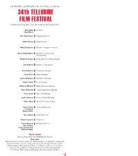 Tff Program Guide