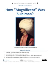 Was Suleiman?