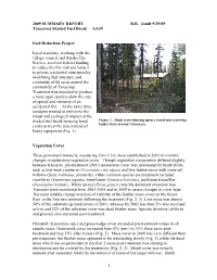 2009) Summary Report: Tanacross Shaded Fuelbreak AA39, 9/29/09