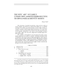 “Art” of Family: Connecting Assisted Reproductive Technologies & Identity Rights
