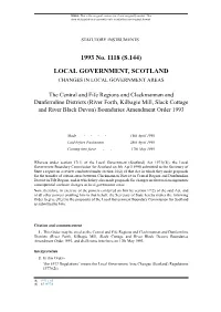 The Central and Fife Regions and Clackmannan