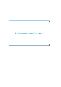 2. Gli Interventi Dell 'Autorità