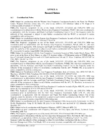 A ANNEX a Record Notes