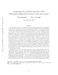 Computing the Partition Function of the Sherrington-Kirkpatrick Model Is Hard on Average, Arxiv Preprint Arxiv:1810.05907 (2018)