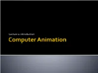 Introduction and Animation Basics