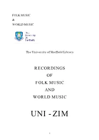 University of Sheffield Library