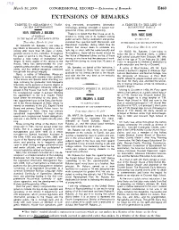 Extensions of Remarks E463 EXTENSIONS of REMARKS