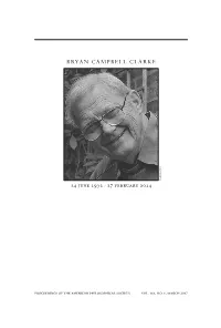 BRYAN CAMPBELL CLARKE ANN CLARKE 24 June 1932