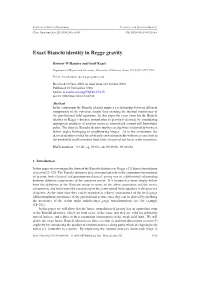 Exact Bianchi Identity in Regge Gravity