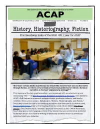Spring 2011 ACAP Newsletter