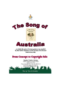 The Song of Australia 2 for Conversion