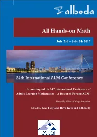 All Hands-On Math