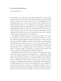 General Introduction Hesiod and His Poems