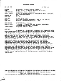 Mental Models in Expert Physics Reasoning. INSTITUTION California Univ., Berkeley