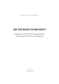 On the Road to Maturity, Evaluation of the Non-Governmental