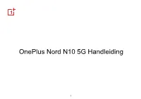Oneplus Nord N10 5G Handleiding