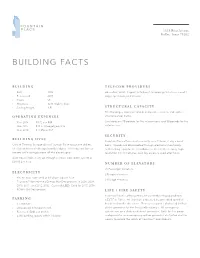 Building Facts