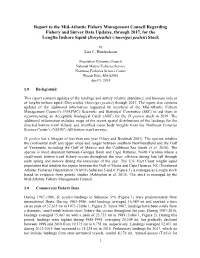 Longfin Squid 2018 Data Update