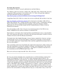 Mr. Tuck's File of Letters from Jennifer M