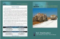Soil Stabilization | Lime Treated Soils Save Time & Money