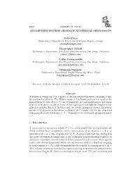 A32 Integers 19 (2019) Augmented Hilbert Series of Numerical Semigroups