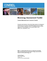Bioenergy Assessment Toolkit