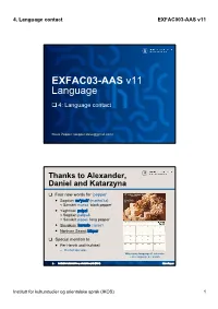 EXFAC03-AAS V11 Language