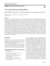 “Lessons from Rare Forms of Osteoarthritis”