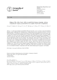 Newly Reconstituted Human NK Cells Require Preactivation to Acquire