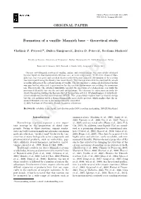 ORIGINAL PAPER Formation of a Vanillic Mannich Base – Theoretical