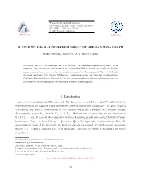 A Note on the Automorphism Group of the Hamming Graph